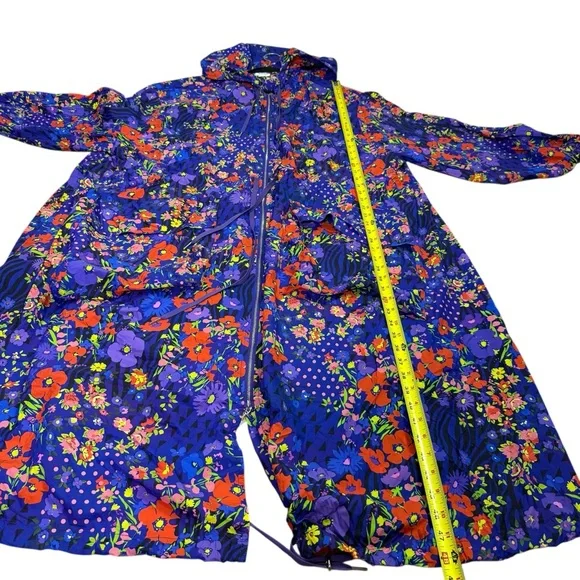 Yitty l NWT Fabletics Oversized Headliner Jacket Party Animal Bloom Plume 3X - Picture 5 of 10
